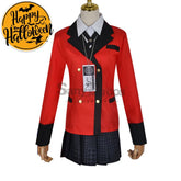 【In Stock】Anime Kakegurui Cosplay Momobami Kirari Costume Plus Size Costumes